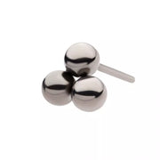 Trinity Ball Titanium Threadless Pin